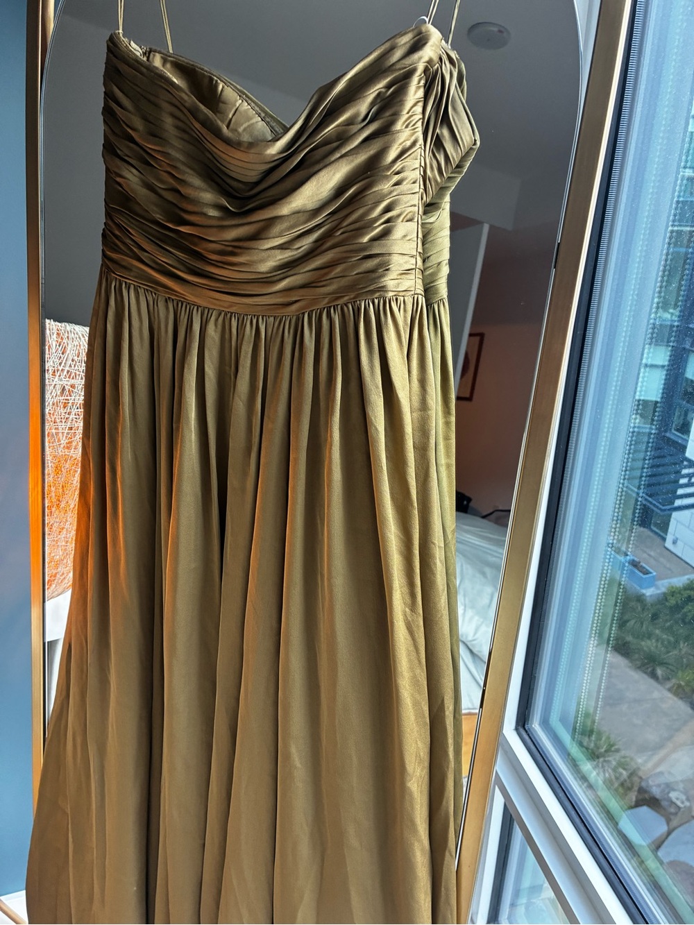 Ulla Johnson Olive Anastasia Ruched Gown - NWT - Picture 6 of 12